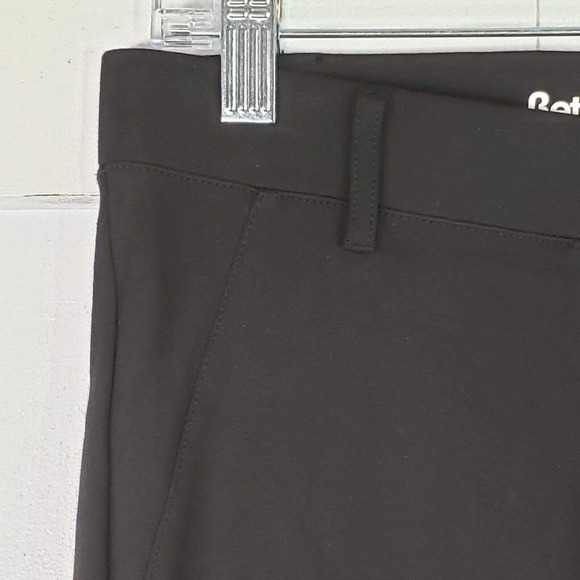 Betabrand Women's Size Small Petite Yoga Pants Rayon Black Stretch Bootcut - Picture 4 of 8